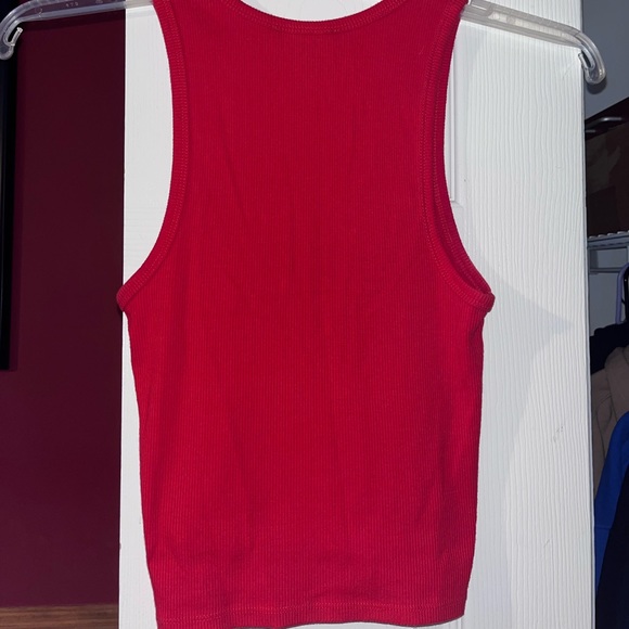 Forever 21 Red Daisy Tank - Picture 2 of 4